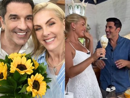 Ana Hickmann acompanha Edu Guedes de volta ao trabalho em programa na RedeTV!
