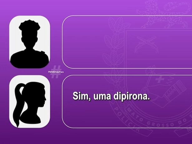 Mulher denuncia violência doméstica com pedido de dipirona ao 190