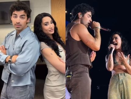 Após anos brigados, Demi Lovato e Joe Jonas dividem palco em show dos Jonas Brothers