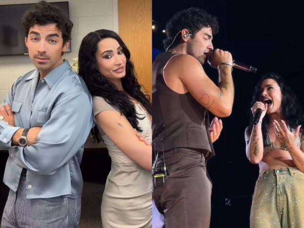 Após anos brigados, Demi Lovato e Joe Jonas dividem palco em show dos Jonas Brothers