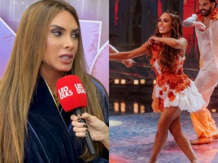 Nicole Bahls promete dar a volta por cima após deslize na estreia do “Dança”