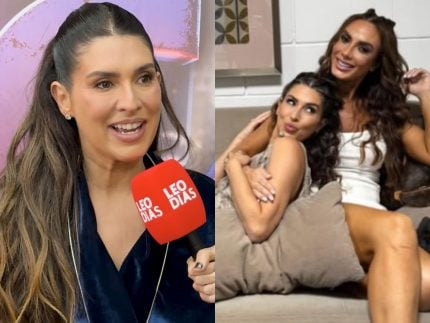 Fernanda Paes Leme celebra novas amizades nos bastidores do “Dança dos Famosos”