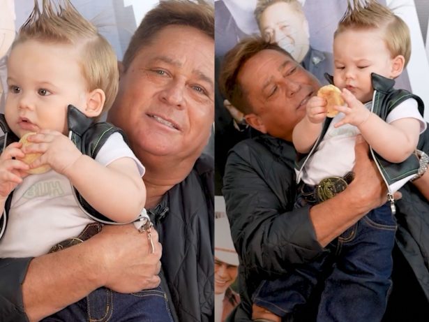 Leonardo se derrete pelos netos: “Ser avô é o melhor papel que tem”