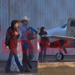 Juntos, Ana Castela e Zé Felipe foram de jato de Londrina para show em Buritama (SP)