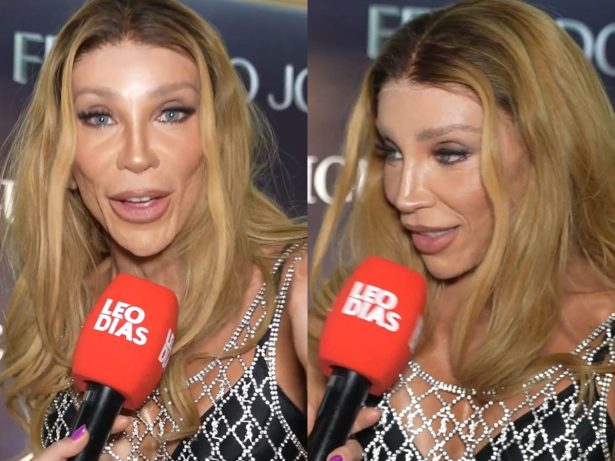 Maya Massafera revela tombo ao chegar na festa de João Silva: “Olha o salto”