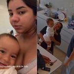 Ary Mirelle mostra reação fofa do filho com a chegada de João Gomes
