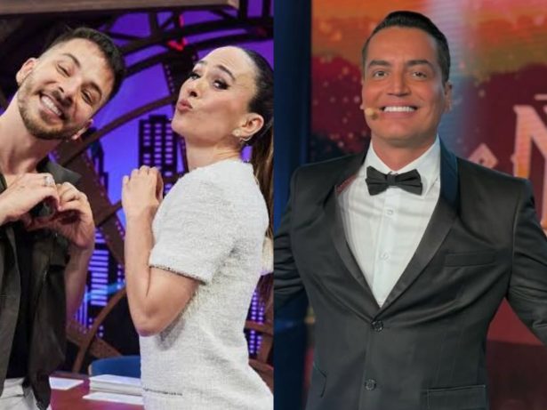 Tatá Werneck cita Leo Dias durante participação de Junior no “Lady Night”