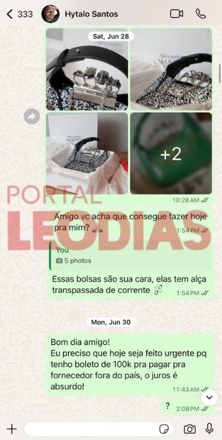 Reprodução: Arquivo pessoal Reprodução: Arquivo pessoal