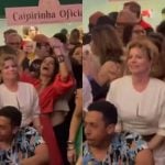 Débora Bloch e Paolla Oliveira caem no samba em festa de Carrão e viram assunto nas redes
