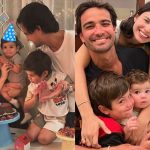 Sthefany Brito cancela festa e improvisa parabéns para o filho após ida ao hospital