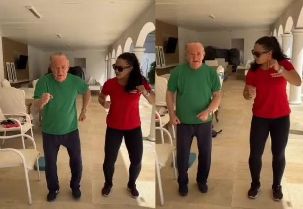 Após rumores de que estaria em asilo, Renato Aragão surge dançando em vídeo