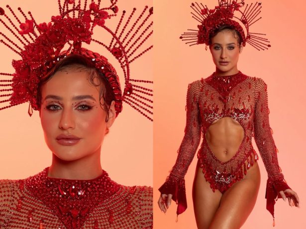 Bruna Griphao se emociona no 1º mini desfile como musa do Salgueiro: “Nova paixão”