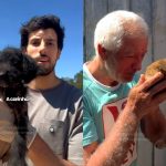 Julinho Casares resgata mãe e filhote debilitados e reforça união pela causa animal