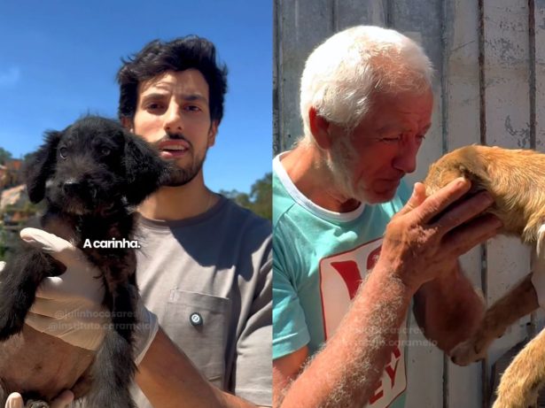 Julinho Casares resgata mãe e filhote debilitados e reforça união pela causa animal