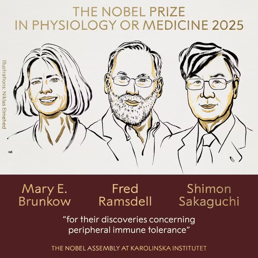  Reprodução/Nobel Prize