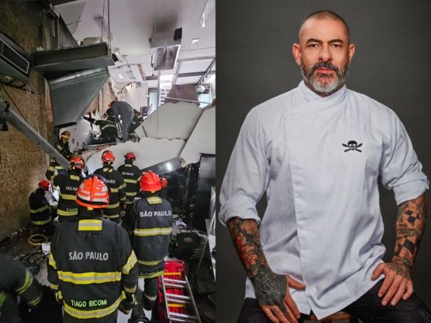Restaurante que tem menu assinado por Fogaça desaba após explosão de gás no Centro de SP