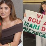 Mari Menezes relembra cartaz que a fez viralizar ao tentar entrar em festa de Virginia