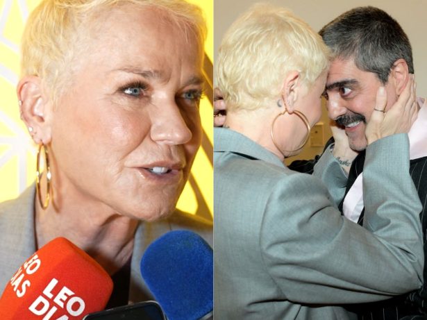 Xuxa prestigia Junno Andrade na estreia da peça “Mudança de Hábito”: “Baita ator”