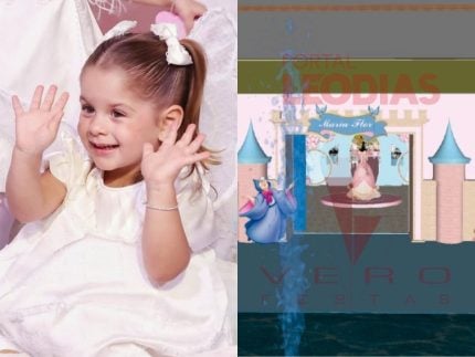 Maria Flor fez pedido especial para festa de aniversário inspirada na Cinderela; saiba qual