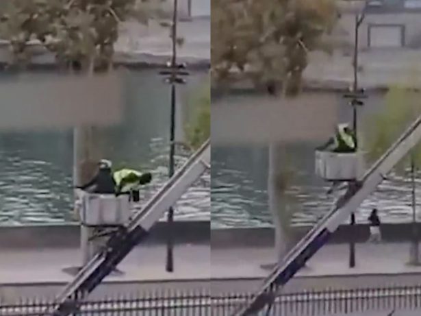 Suspeitos de roubo milionário foram flagrados fugindo em elevador de carga no Louvre