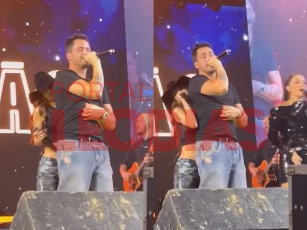 Maiara e Matheus Vargas dançam agarradinhos em show e levantam suspeitas de romance