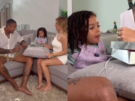 Lore Improta e Léo Santana mostram como Liz reagiu à notícia da chegada do irmãozinho