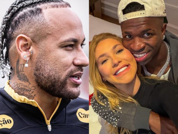Neymar Jr. comenta pedido de namoro de Vini Jr. e Virginia e brinca: “Tá amando!”