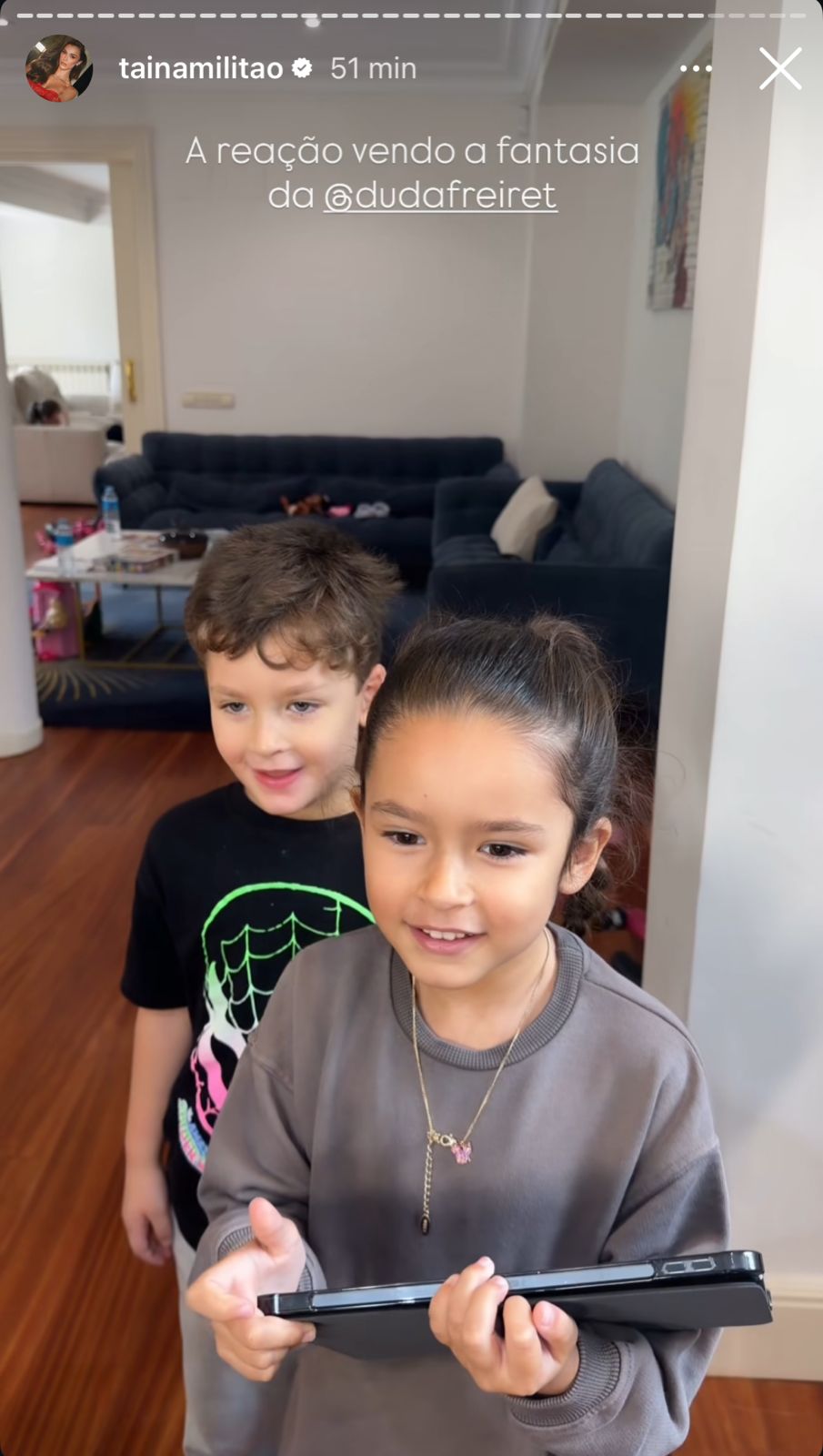 Foto/Instagram/@tainamilitao Foto/Instagram/@tainamilitao