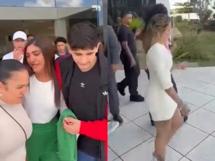 Influenciadoras choram ao deixar audiência que decidirá liberdade de Hytalo Santos