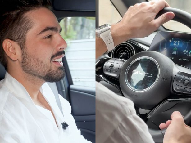 João Silva rouba a cena ao chegar ao GP de Fórmula 1 em grande estilo com supercarro