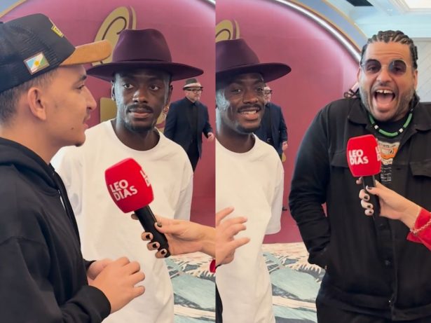 Antes de receber o prêmio, João Gomes, Jota.pê e Mestrinho comemoram indicação ao Grammy Latino