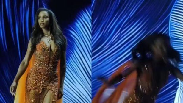 Miss Jamaica tem estado de saúde atualizado após cair de palco durante desfile no Miss Universo