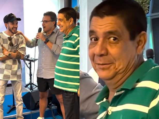 Zeca Pagodinho reage ao nome artístico de Grelo e dá conselho bem-humorado ao cantor