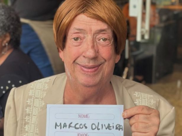Marcos Oliveira, o Beiçola, revela desejo de Natal em campanha do Retiro dos Artistas