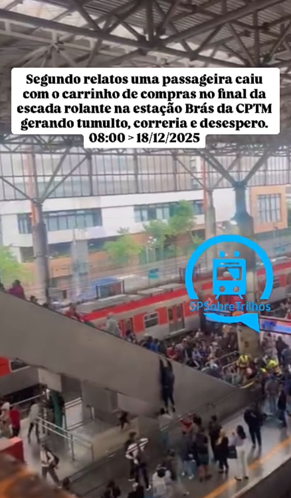 Reprodução/Instagram/@Spsobretrilhos Reprodução/Instagram/@Spsobretrilhos