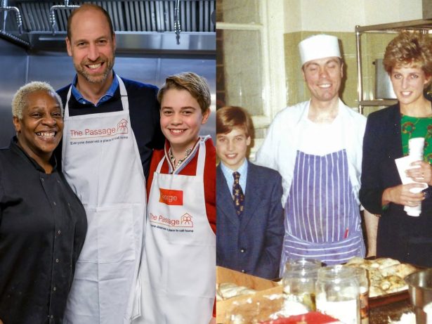 Príncipe William leva o filho George à mesma ação solidária feita por Diana em 1993