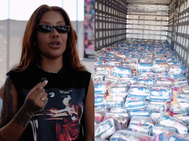 Ludmilla mantém tradição de Natal e distribui cestas básicas em Duque de Caxias