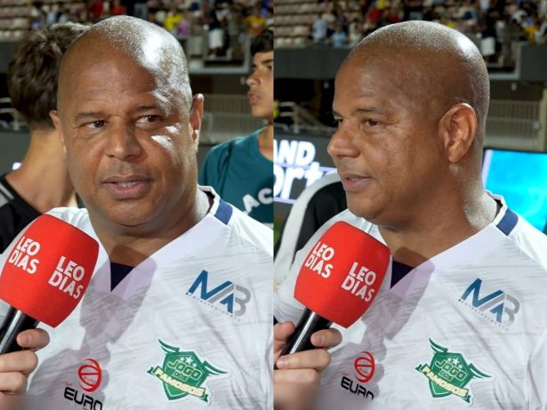 Marcelinho Carioca comemora vitória em partida beneficente no “Jogo dos Famosos”