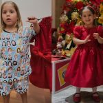 Maria Flor entra na trend “arrume-se comigo” e encanta ao mostrar look de Natal