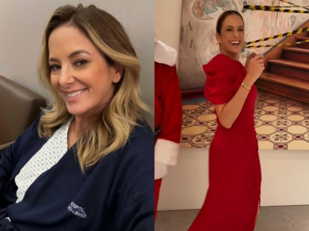 Ticiane Pinheiro passa por exame após machucar o joelho no Natal: “Dancei muito”