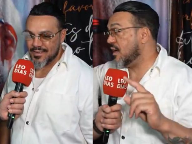 Belo corrige Leo Dias sobre contracenar com Viviane Araújo: “Não é Viviane, é Consuelo”