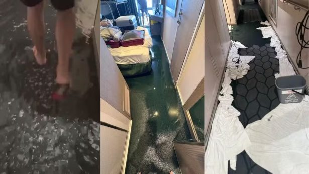 Inundação em cruzeiro em alto-mar alaga cabines e causa pânico entre passageiros: “Terror”