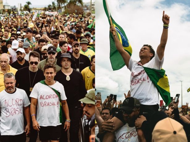 Nikolas Ferreira chega a Brasília após 6 dias de caminhada e é recebido por apoiadores