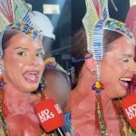Musa da Grande Rio, Karen Lopes exalta Virginia em ensaio: “Arrasta multidão”