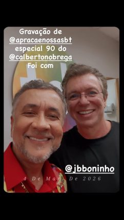 Emoção e diversão marcaram gravação de especial com Carlos Alberto de Nóbrega 1 WhatsApp Image 2026 03 05 at 12.29.49