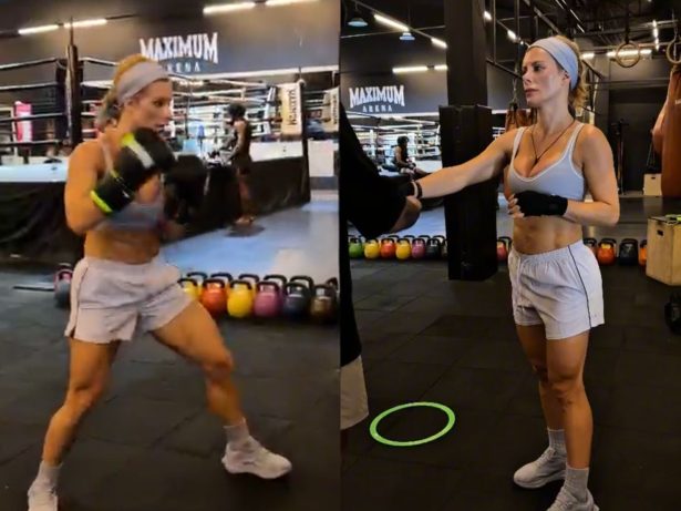 Deborah Albuquerque inicia preparação com Popó para luta com Raíssa Barbosa