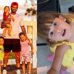 Maria Alice pede para colocar piercing e diverte Zé Felipe: “Já ia arrumar uma agulha”