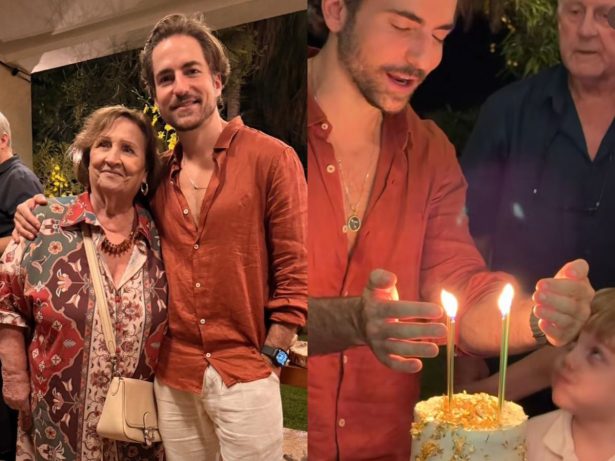 Thales Bretas celebra aniversário ao lado de Dona Déa e dos filhos com Paulo Gustavo