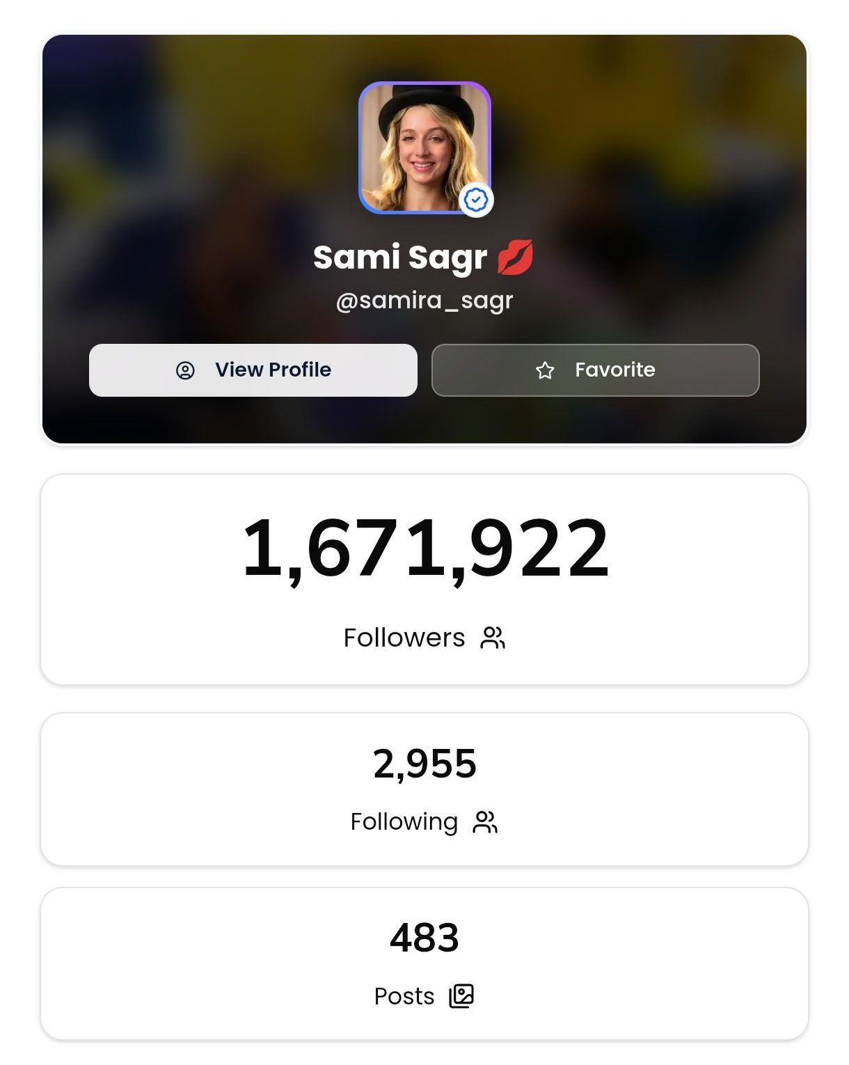 Samira perde seguidores