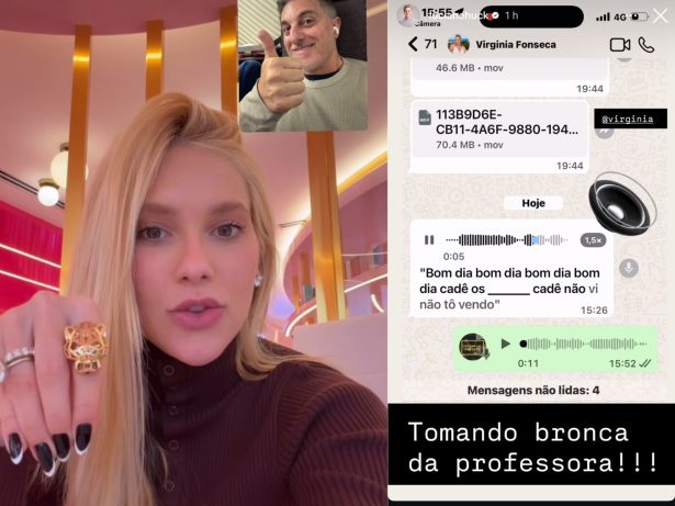 Luciano Huck leva bronca de Virginia após pedir ajuda com as redes sociais